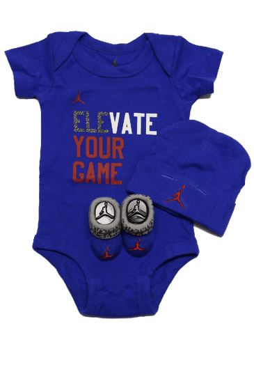 Air Jordan Baby infant 3Pcs sets bodysuit layette oneies