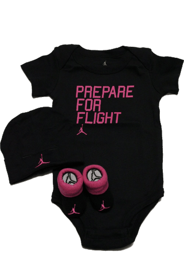 Air Jordan Baby infant 3Pcs sets bodysuit layette oneies