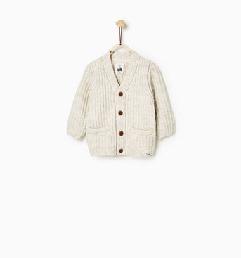 Knit Cardigan With Pockets