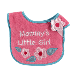 Luvable Friends Animal Applique Side Closure Baby Bib