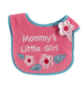 Luvable Friends Animal Applique Side Closure Baby Bib
