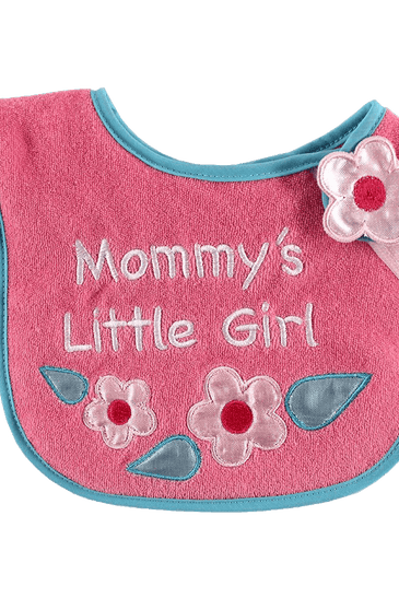 Luvable Friends Animal Applique Side Closure Baby Bib