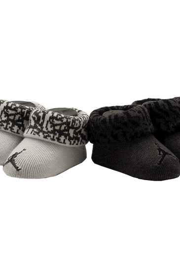 Nike Jordan Newborn Baby Booties (0 6M) Silver, 0 6 Month