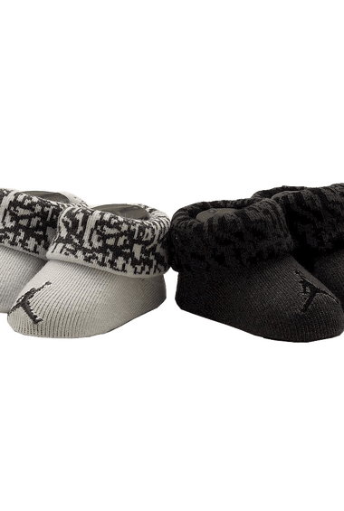Nike Jordan Newborn Baby Booties (0 6M) Silver, 0 6 Month