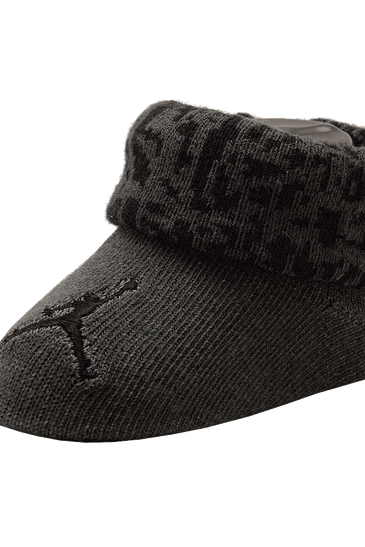Nike Jordan Newborn Baby Booties (0 6M) Silver, 0 6 Month